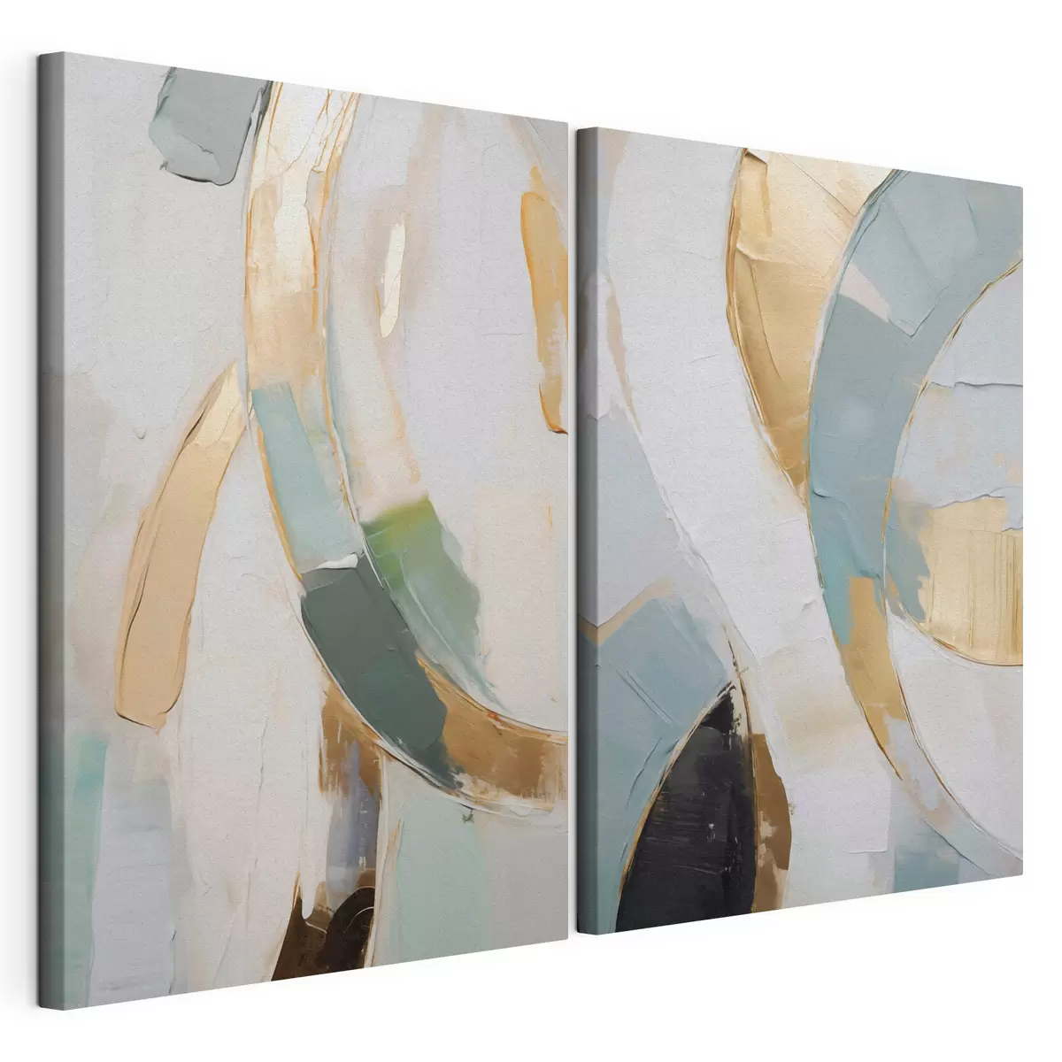 Tableau Composition abstraite, imitation d'un tableau m31109