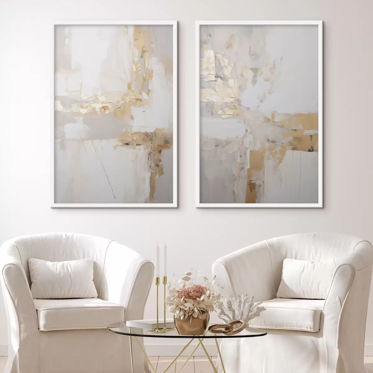 Poster Abstraction moderne, imitation de la peinture d31107