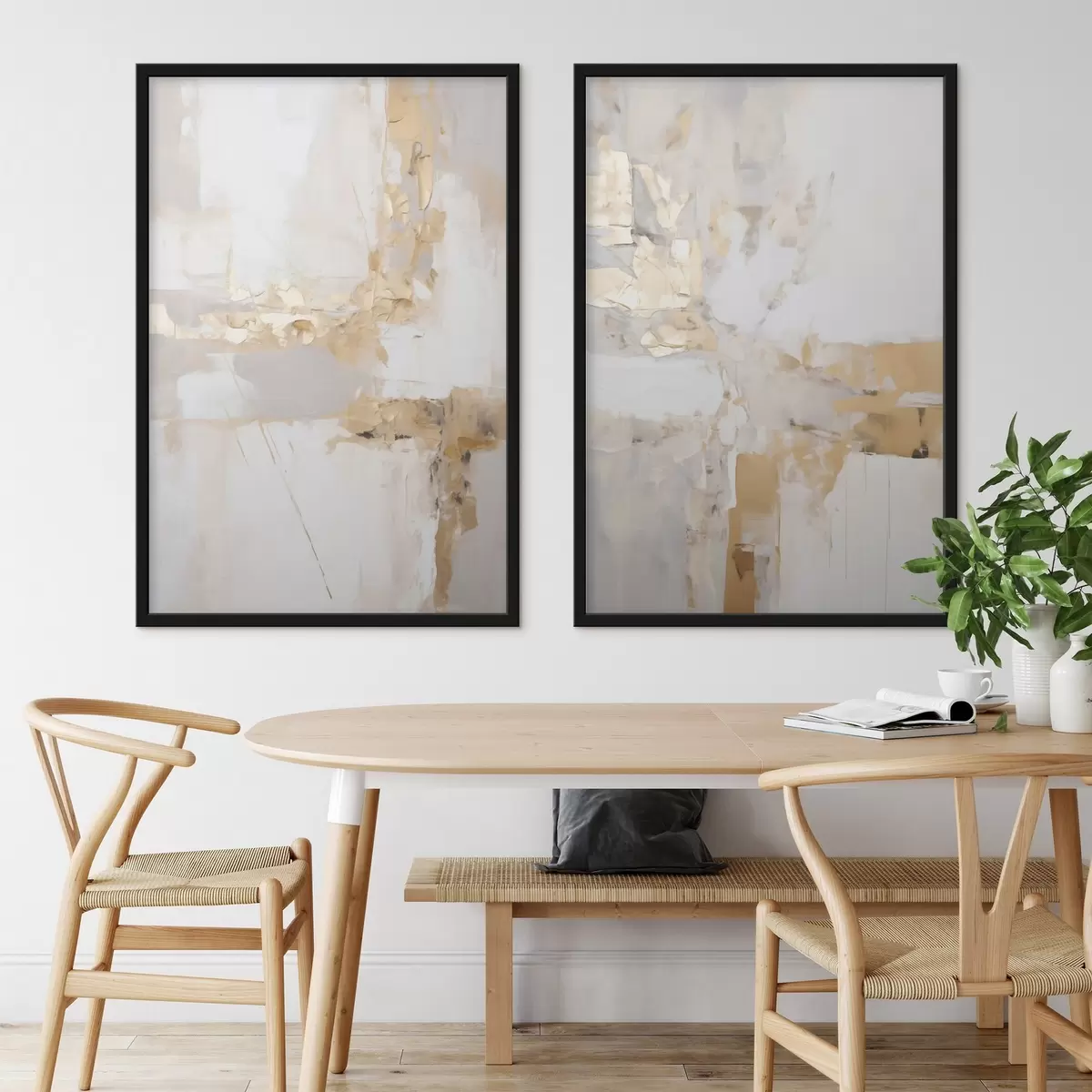 Poster Abstraction moderne, imitation de la peinture d31107