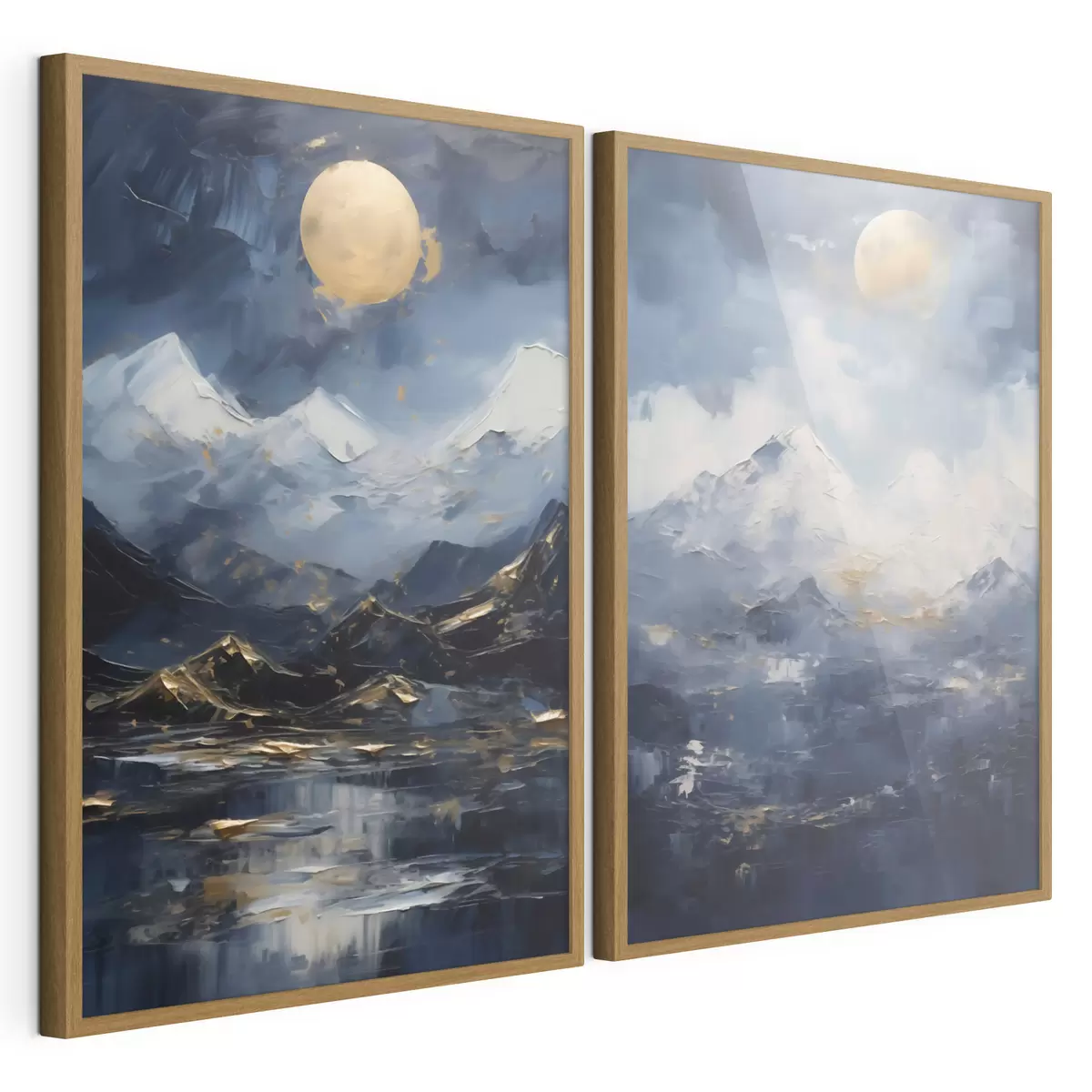 Poster Paysage de montagne, reproduction d'un tableau d31108