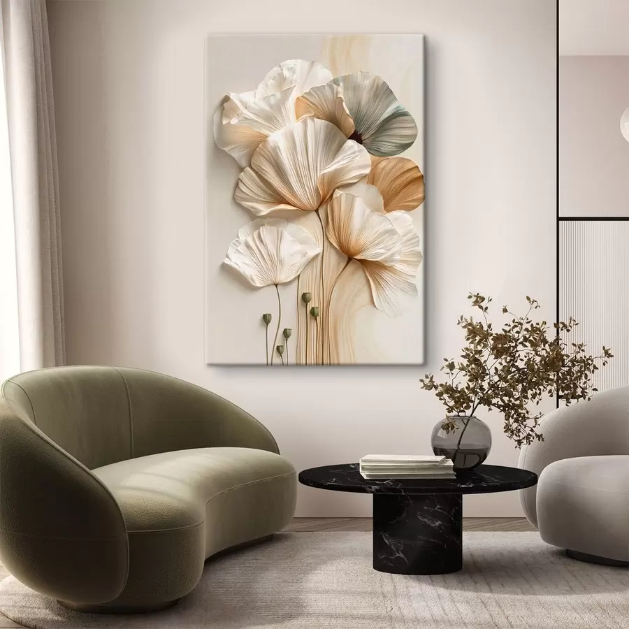 Tableau Fleurs abstraites s50870