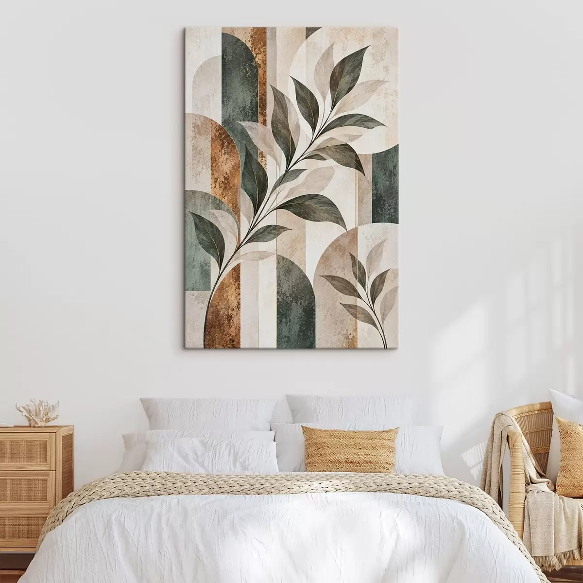Tableau Abstraction avec une branche feuillue s51181