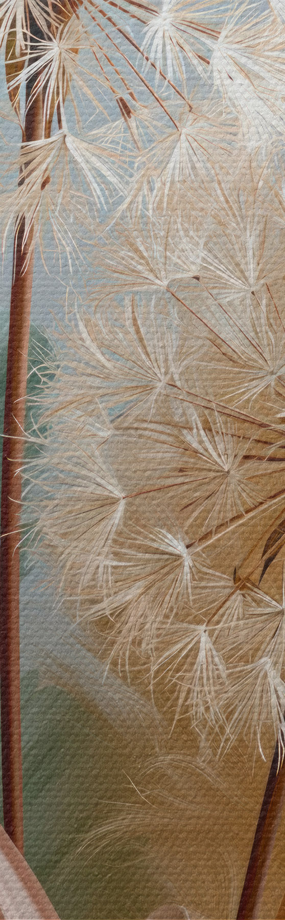 Tableau Pissenlits et fleurs des champs délicats s51182
