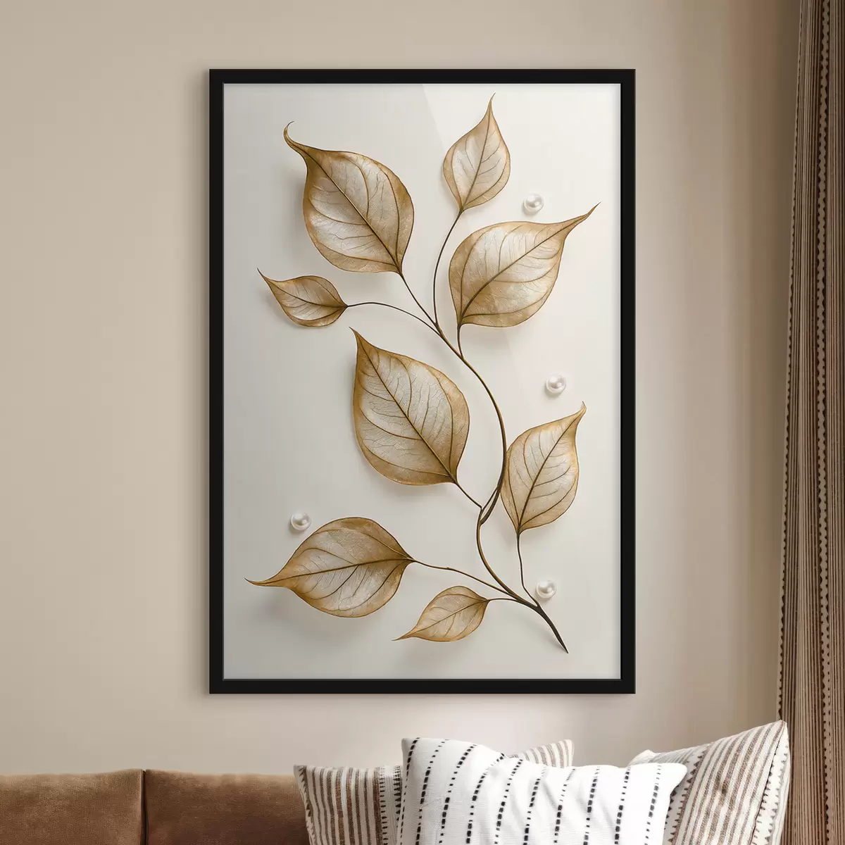 Poster Élégante branche botanique f50866