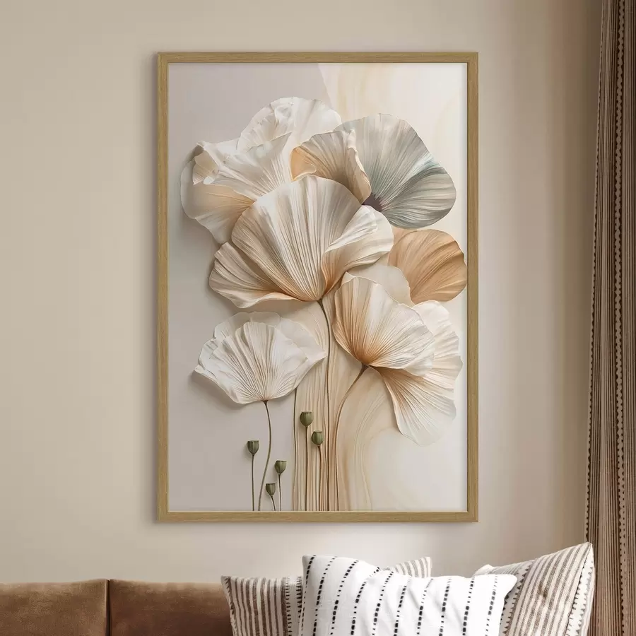 Papier peint Fleurs abstraites f50870