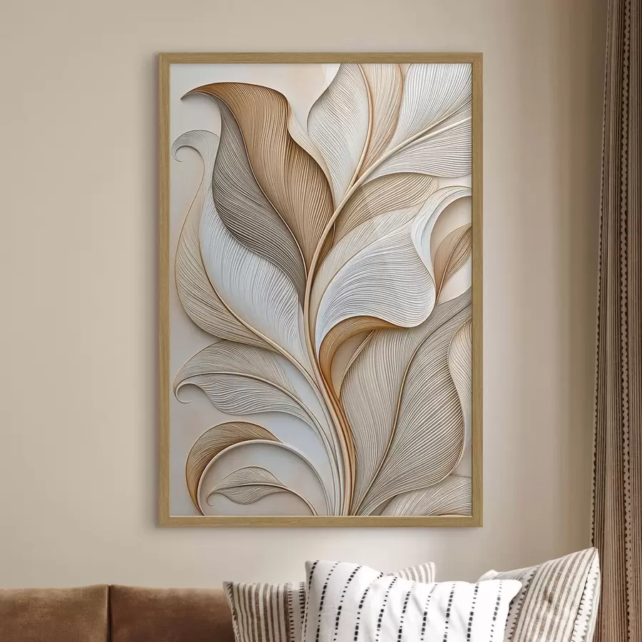 Papier peint Feuilles abstraites f51176