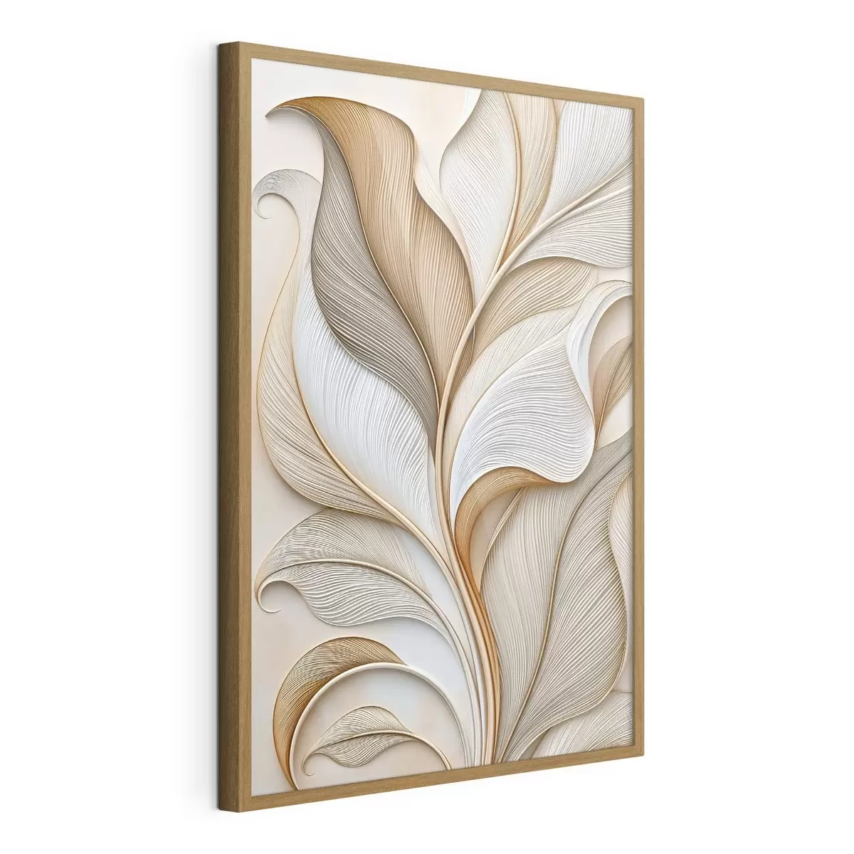 Poster Feuilles abstraites f51176