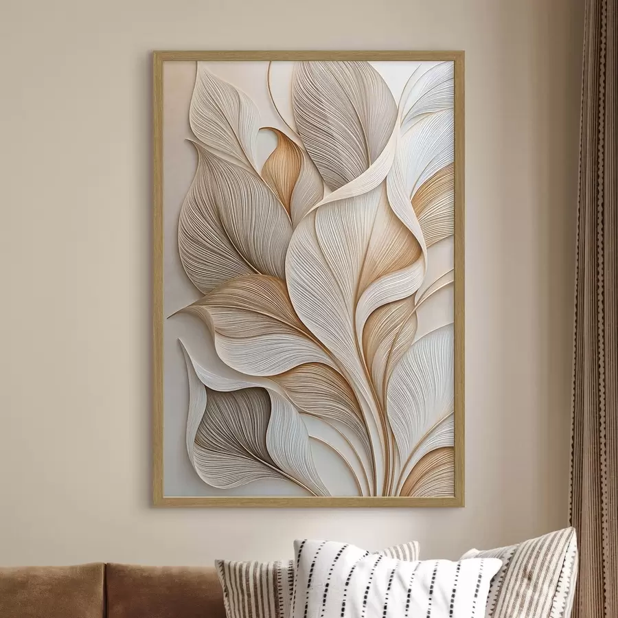 Papier peint Feuilles abstraites f51177
