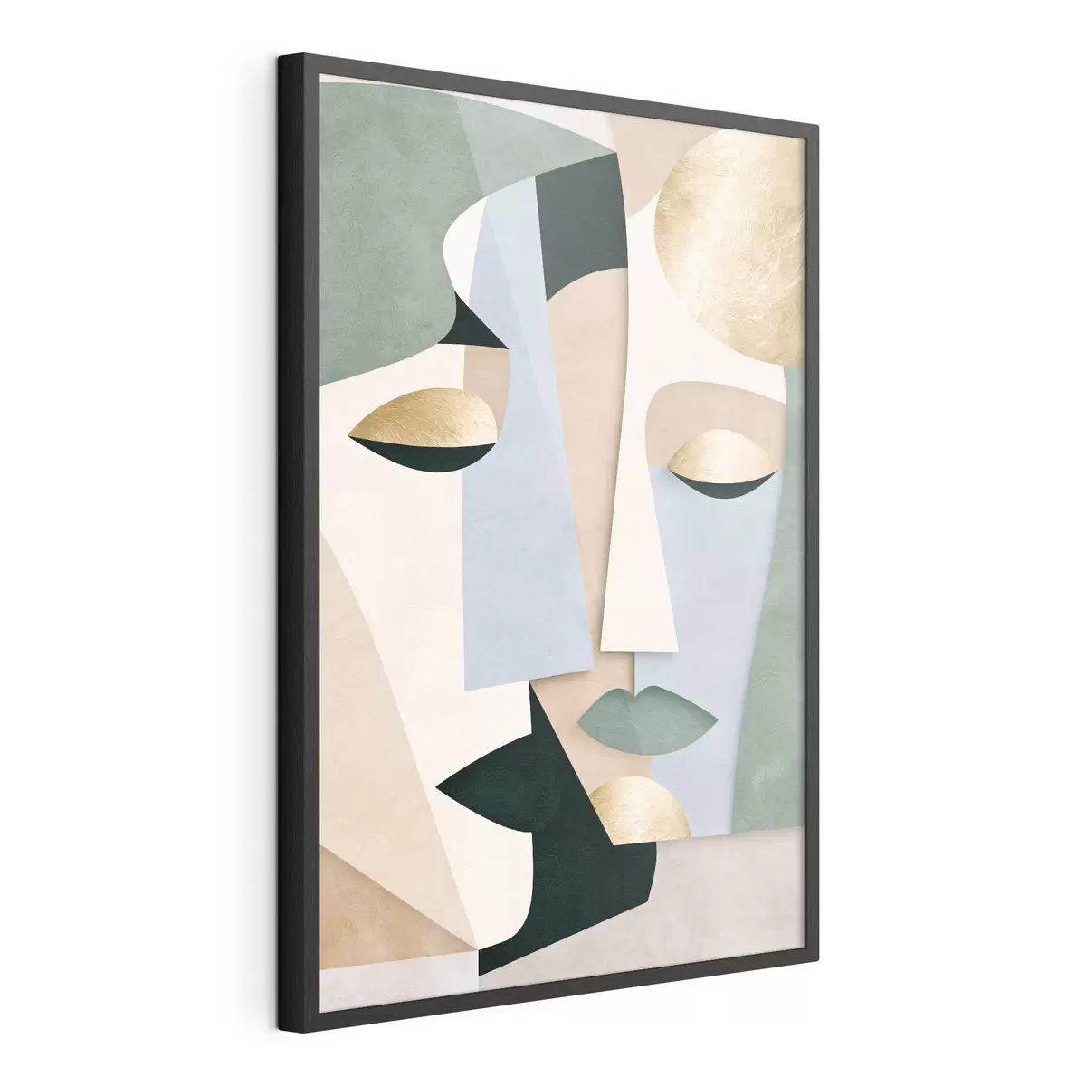 Poster Visages géométriques abstraits f51178