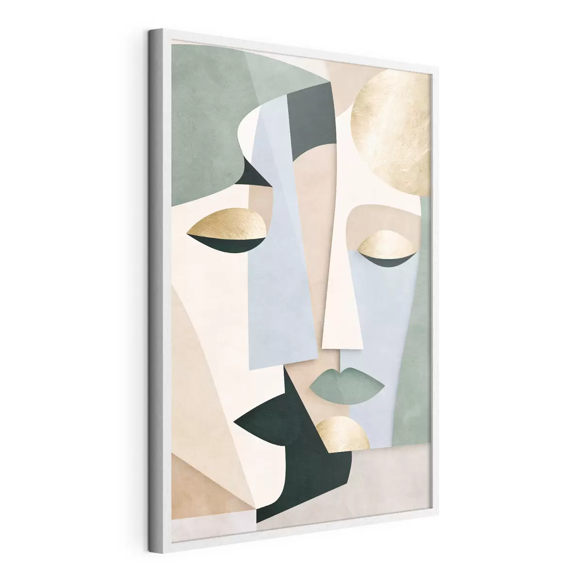 Poster Visages géométriques abstraits f51178