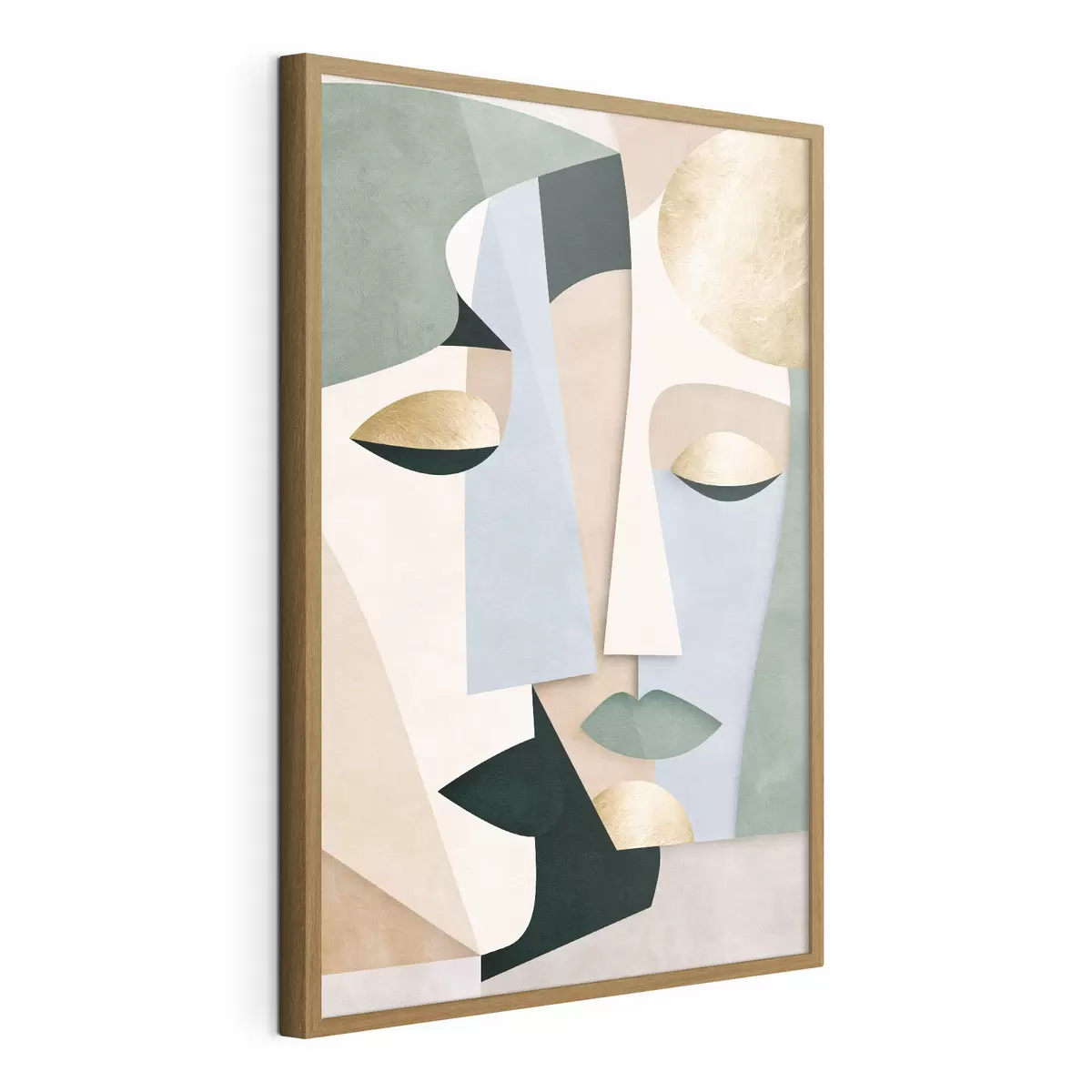 Poster Visages géométriques abstraits f51178