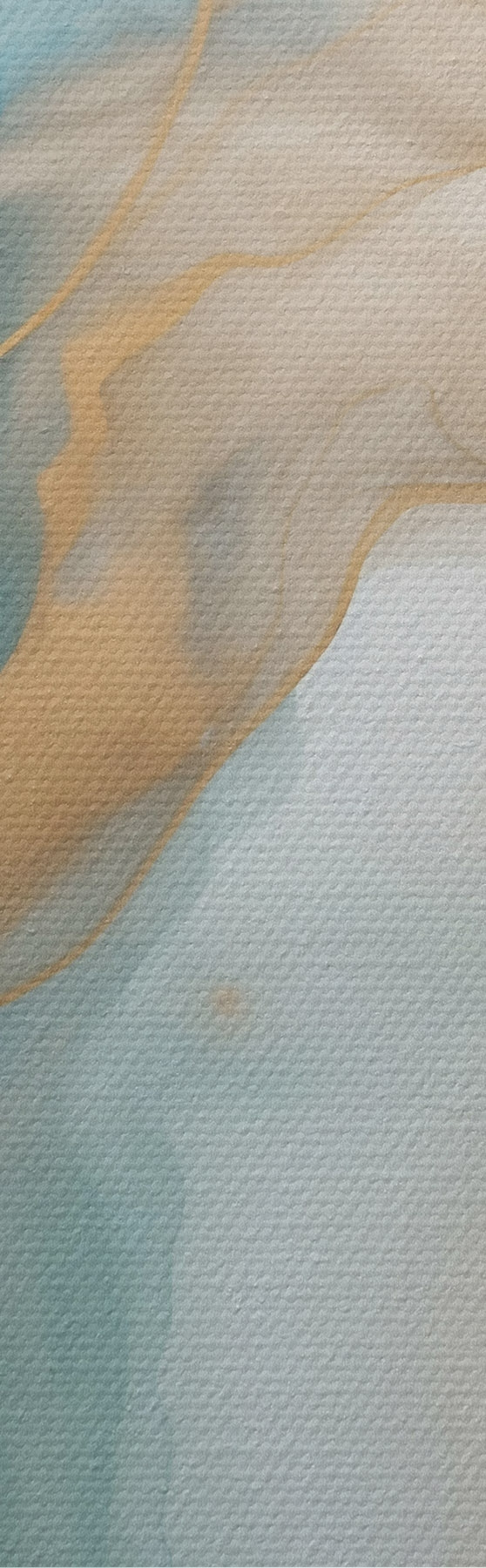 Tableau Vagues de marbre bleu azur et émeraude m31088