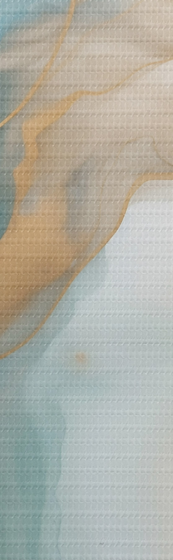 Tableau Vagues de marbre bleu azur et émeraude m31088