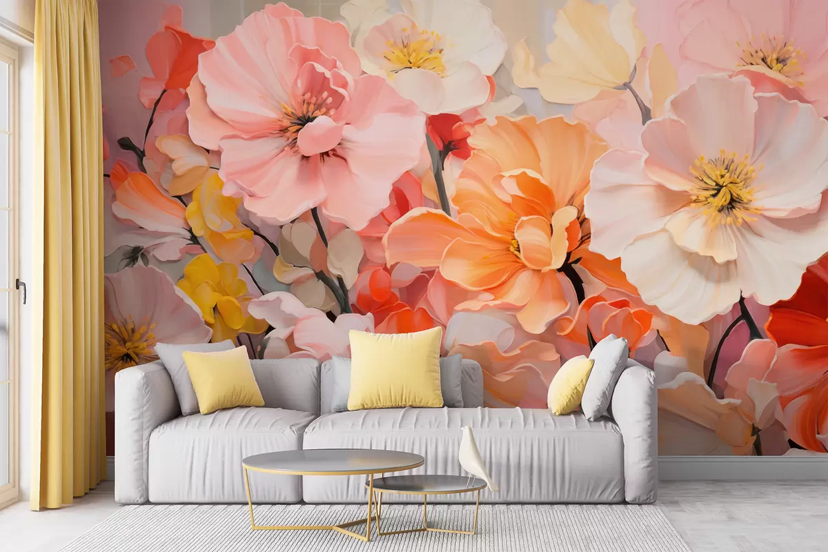 Papier peint Fleurs fantastiques w05908