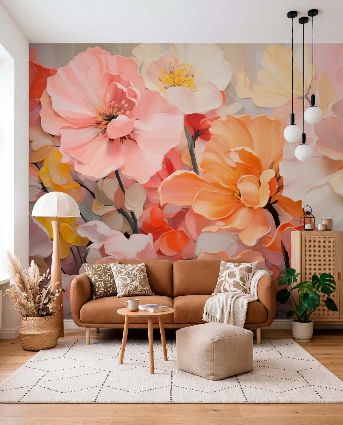 Papier peint Fleurs fantastiques w05908