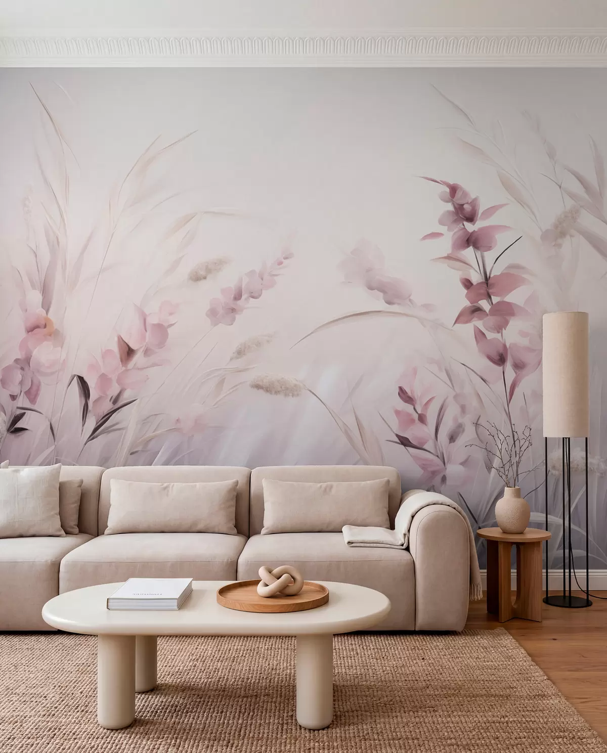 Papier peint Champ de fleurs w05913v2