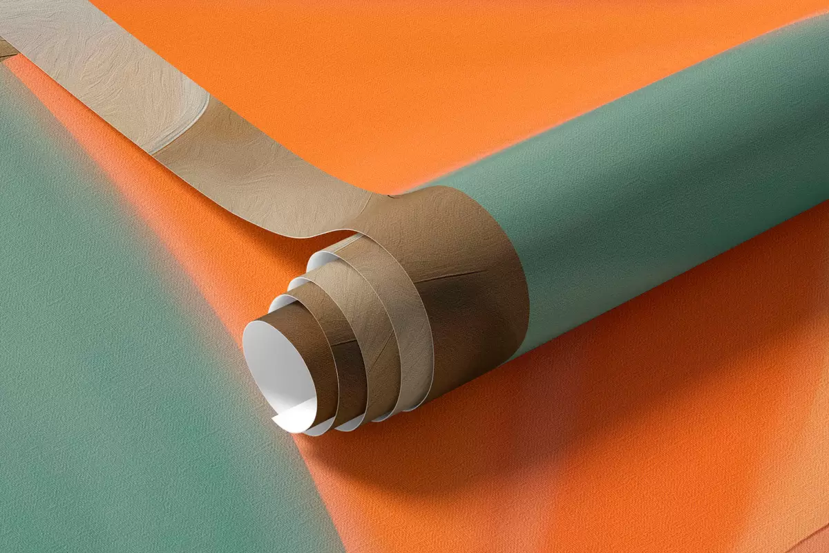Papier peint Feuilles colorées et pointues w06005