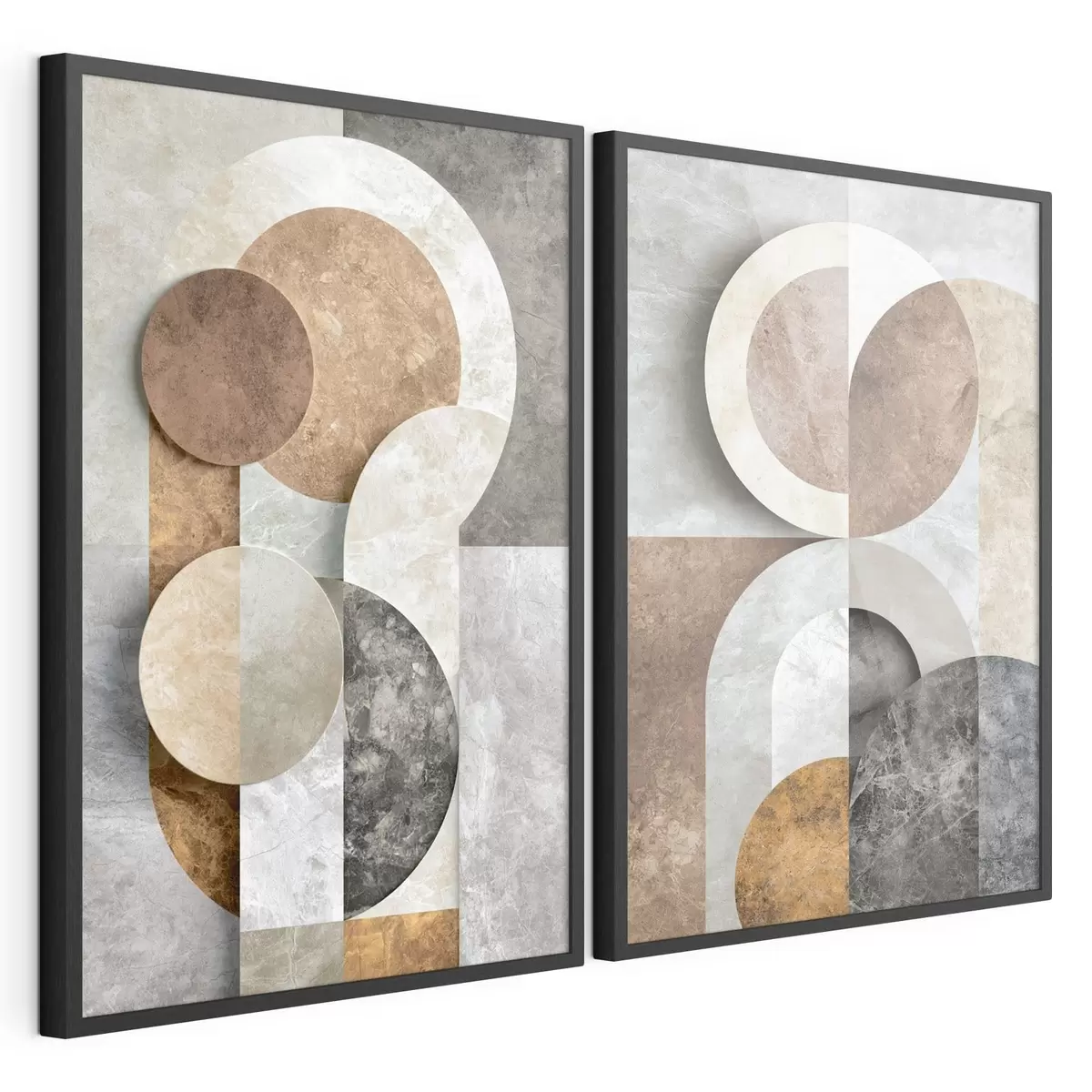 Poster Formes géométriques qui se chevauchent d31119