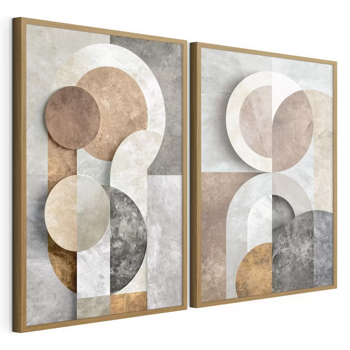 Poster Formes géométriques qui se chevauchent d31119