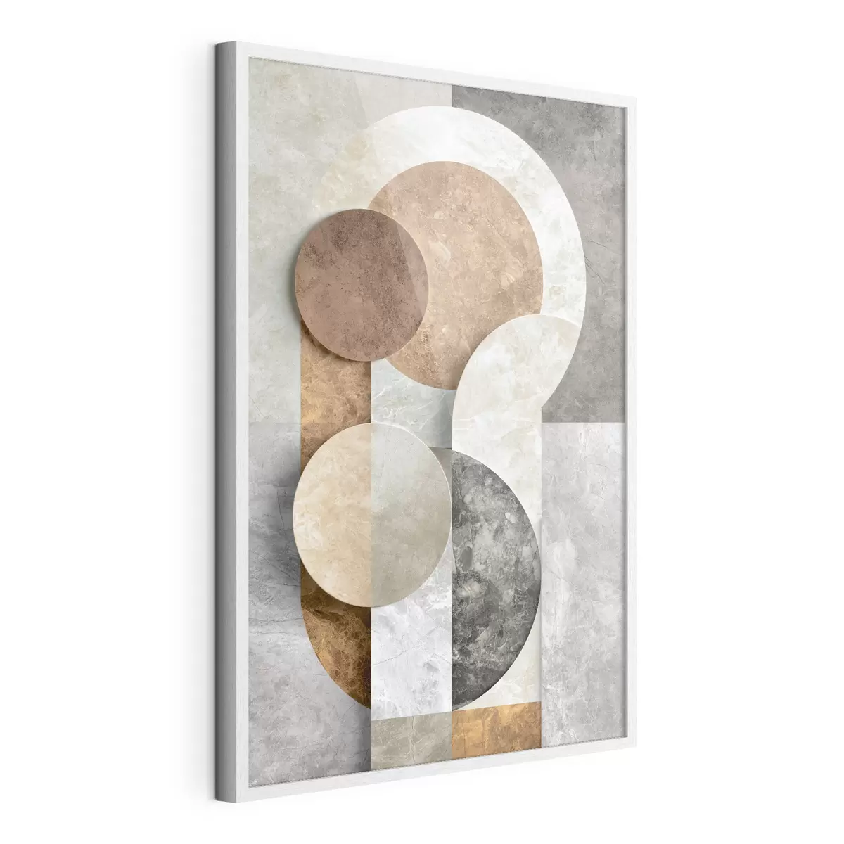 Poster Abstraction géométrique avec des cercles f51185
