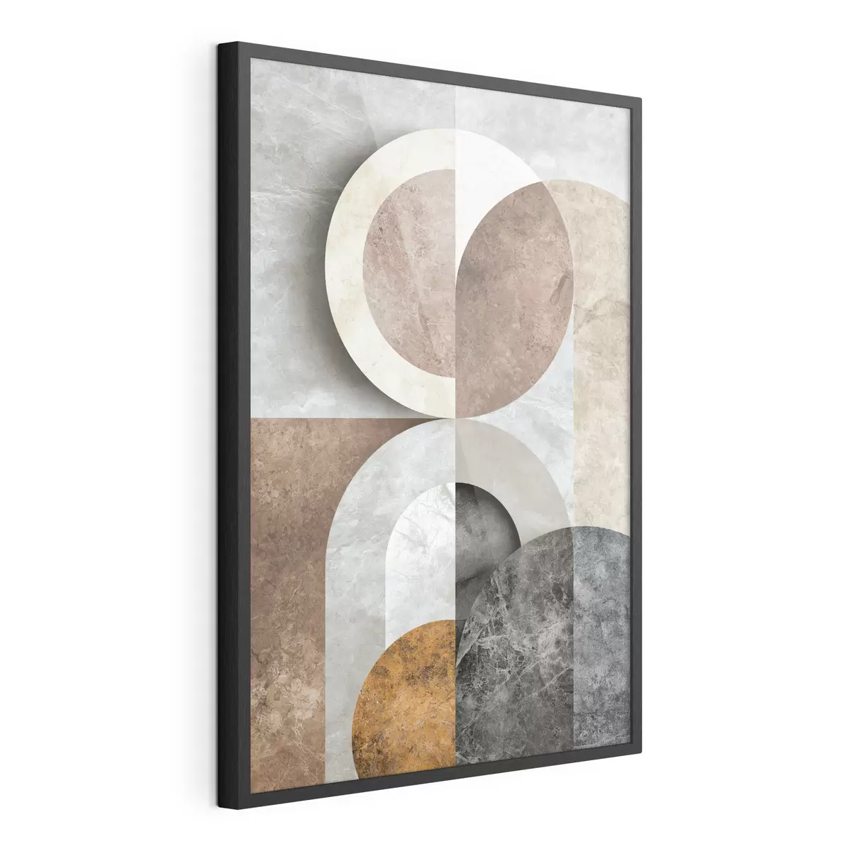 Poster Composition géométrique à base de cercles f51281