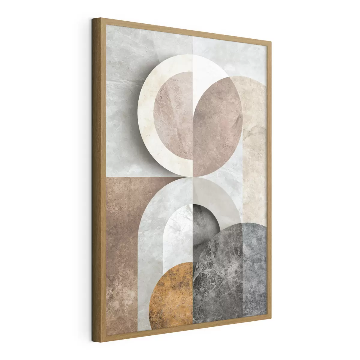Poster Composition géométrique à base de cercles f51281