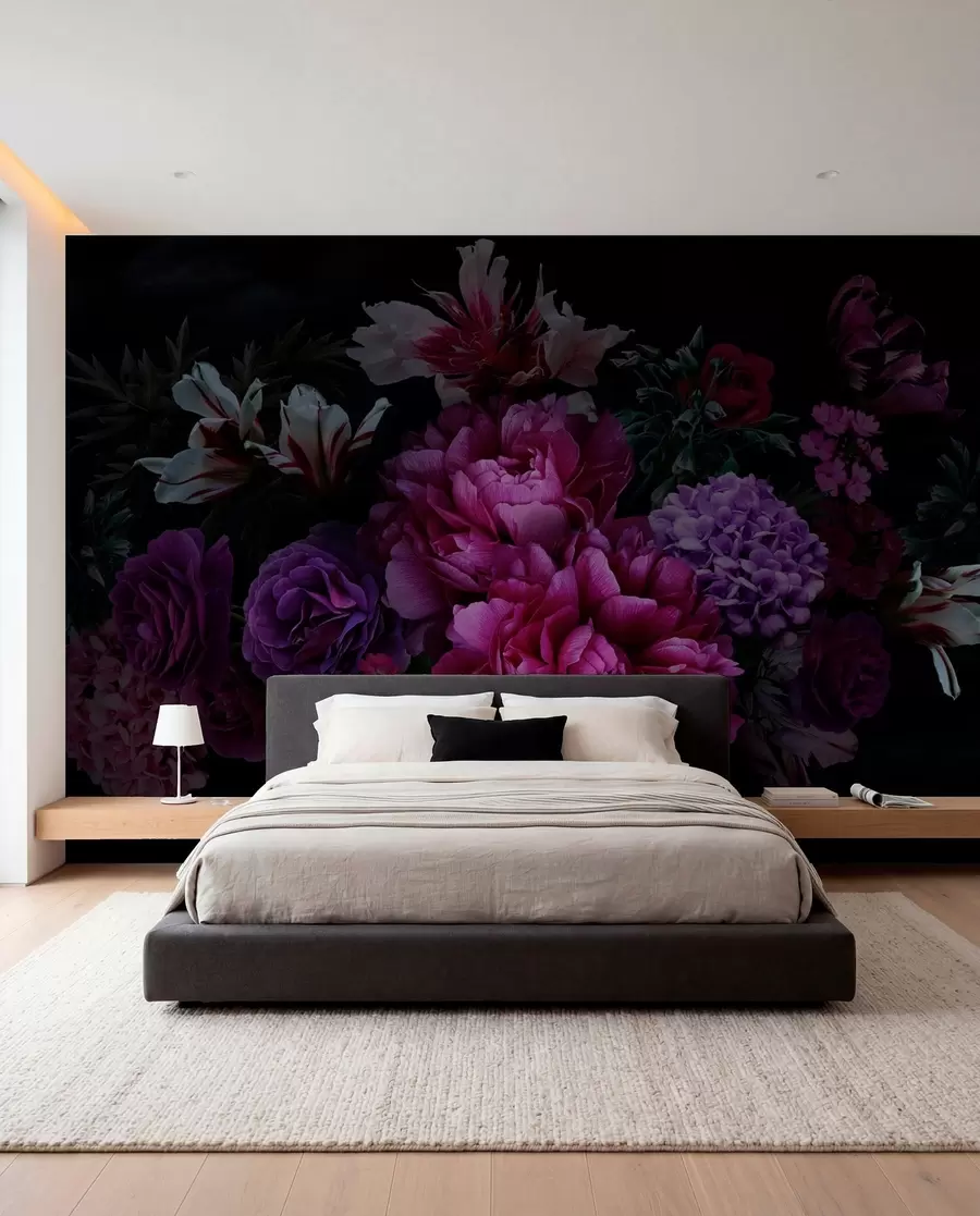 Papier peint Bouquet de magnifiques pivoines u72224