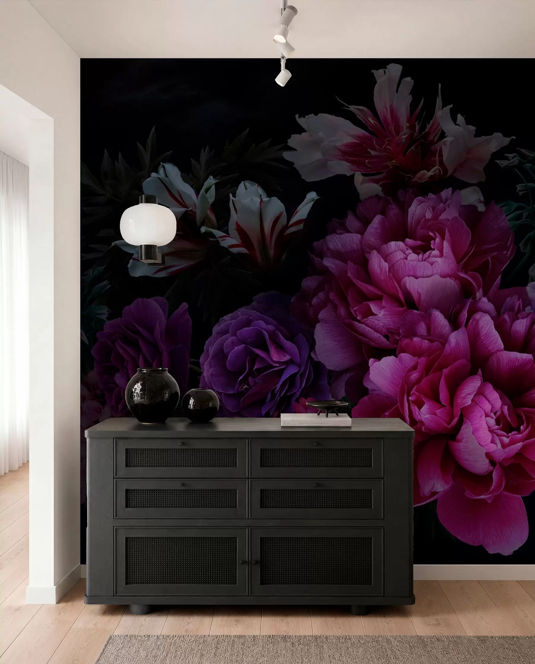Papier peint Bouquet de magnifiques pivoines u72224