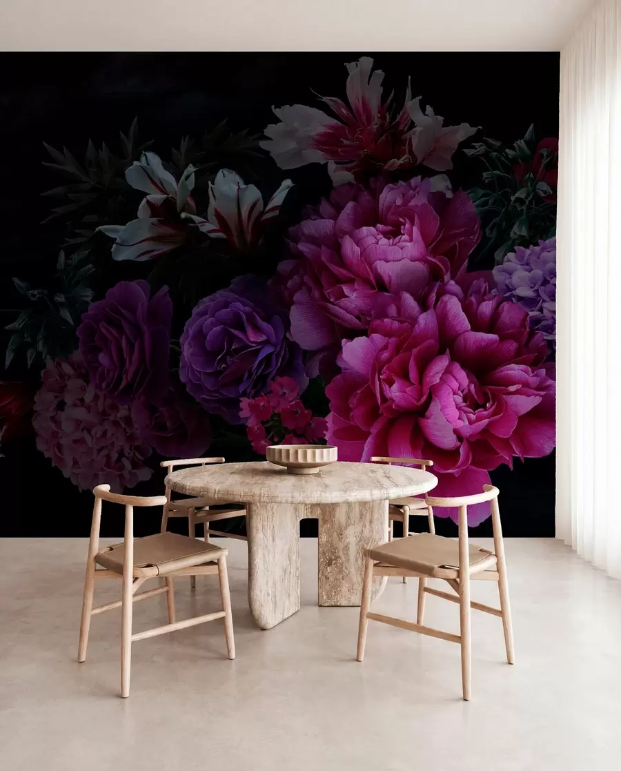 Papier peint Bouquet de magnifiques pivoines u72224