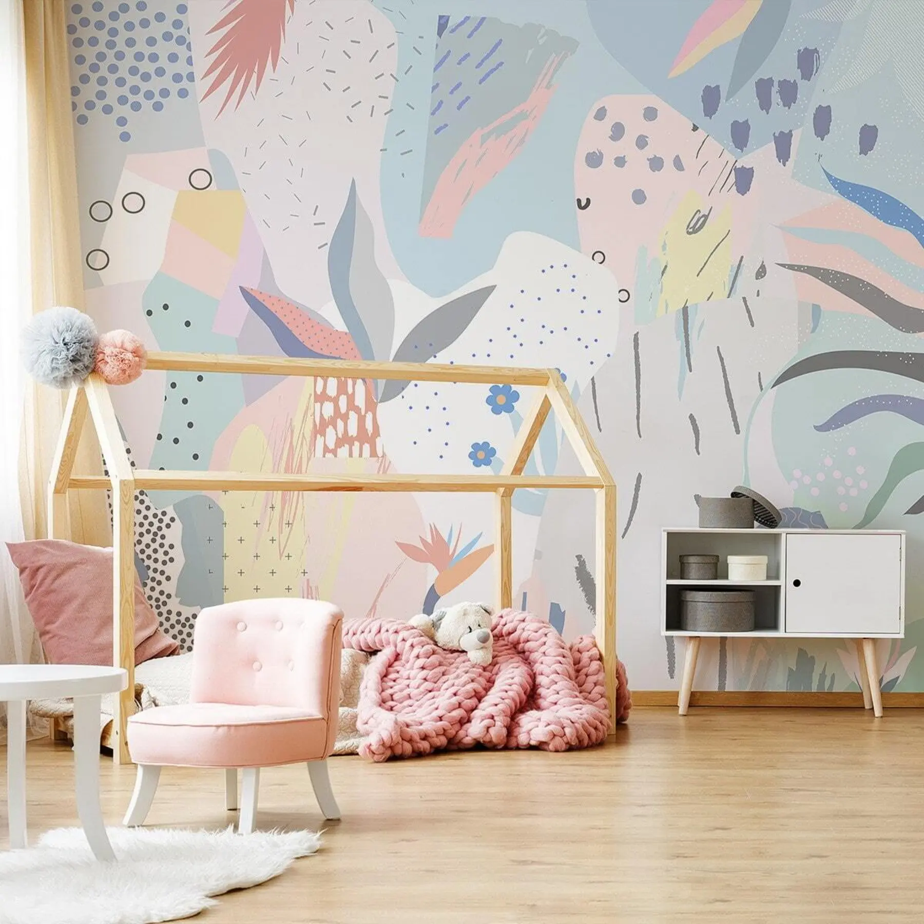 Papier peint Motifs multicolores u72214