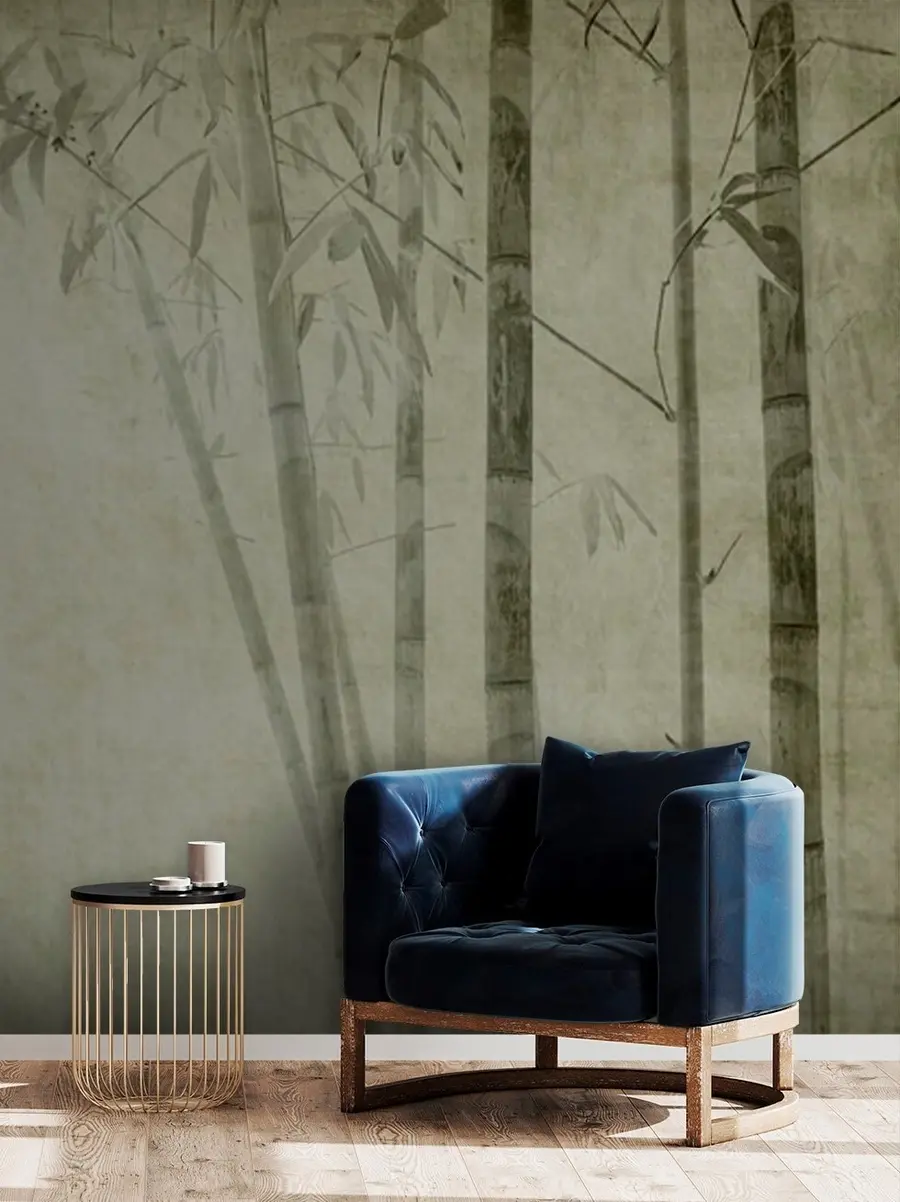 Papier peint Minimalisme Bambou u72564