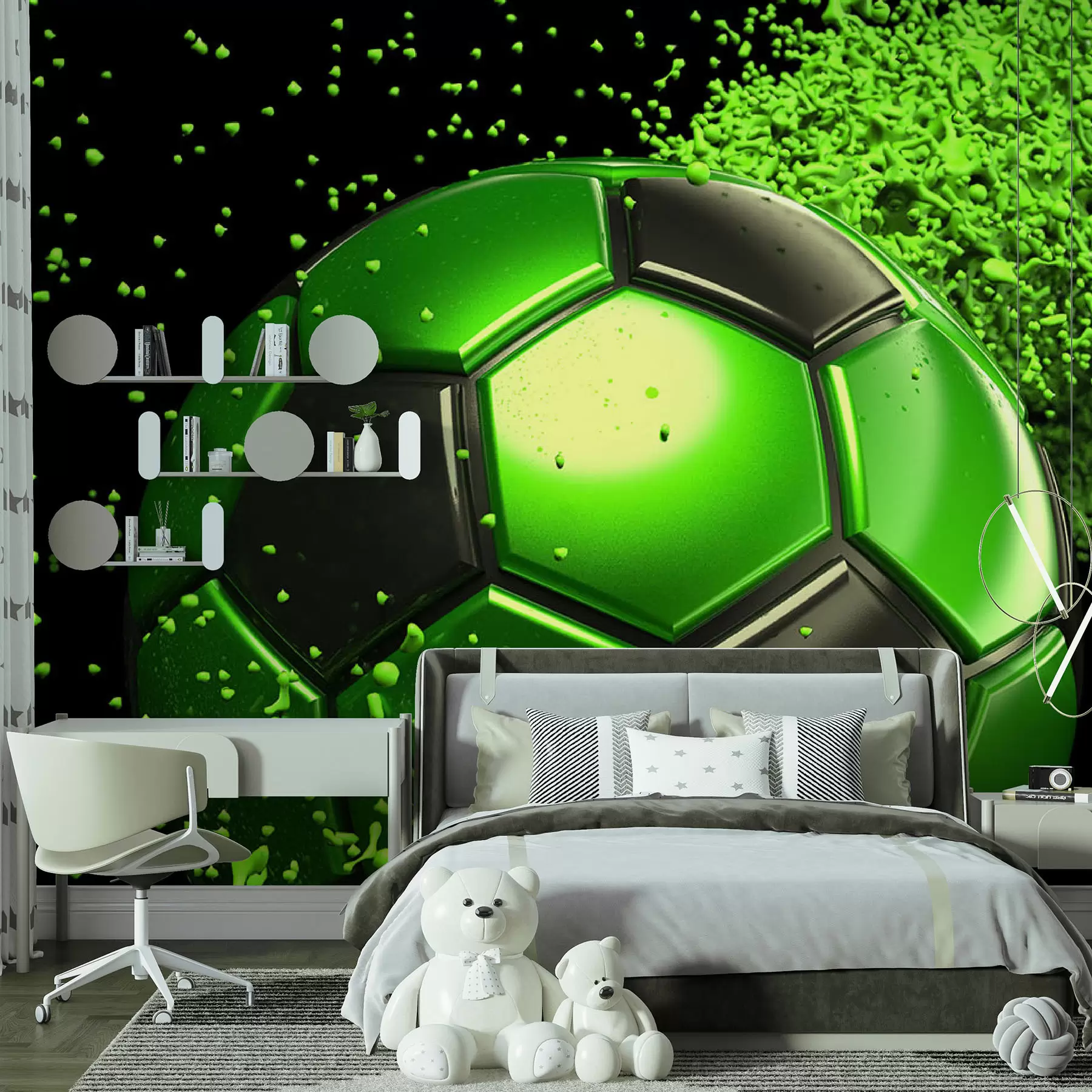 Papier peint Le football est un sport mondial u72789