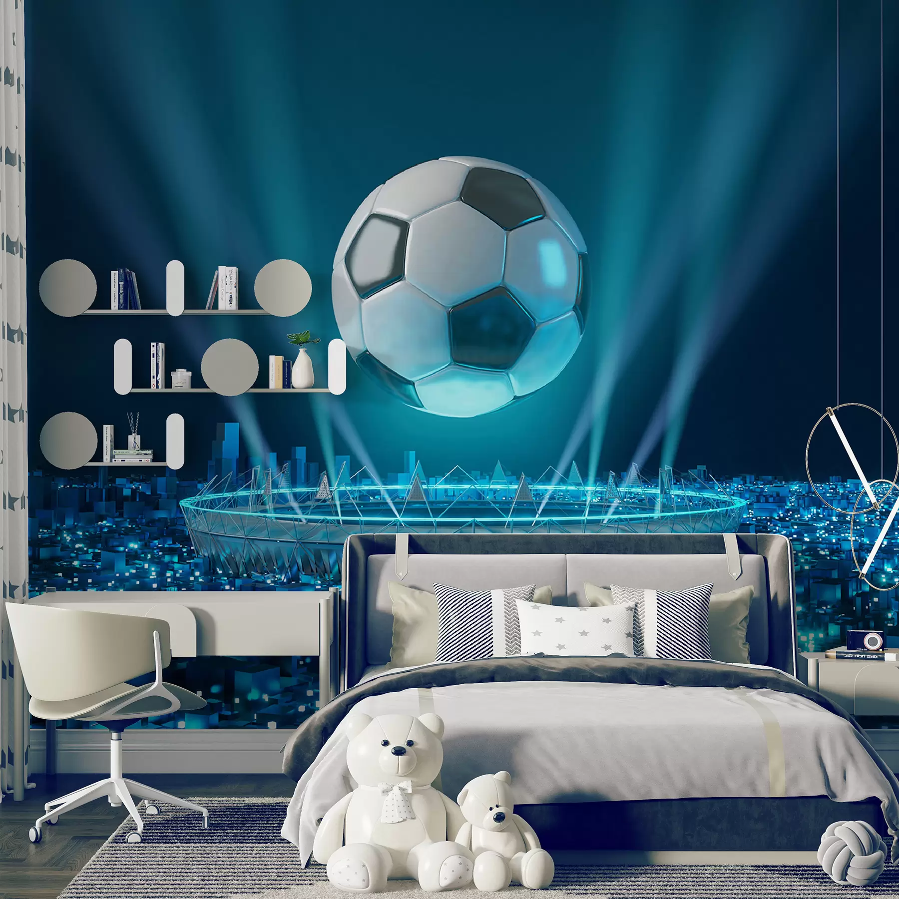 Papier peint Balle dans le contexte du stade u72793