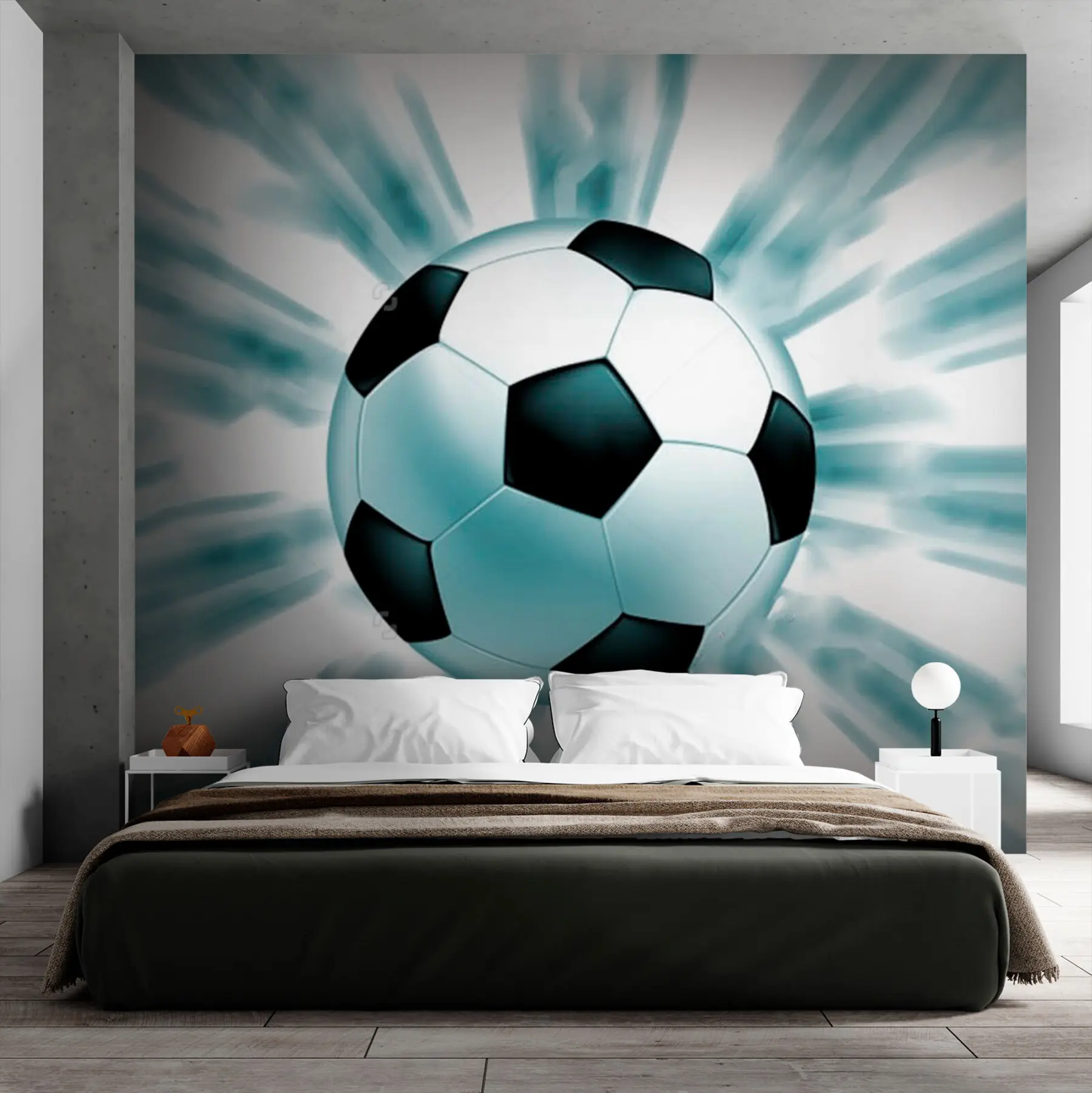 Papier peint Le ballon et l'abstraction u72796