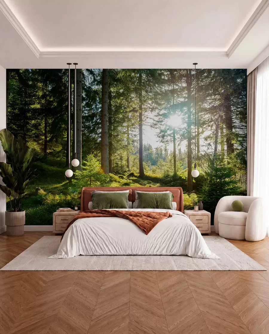 Papier peint Montagnes de Carkonoshe en Pologne u80015