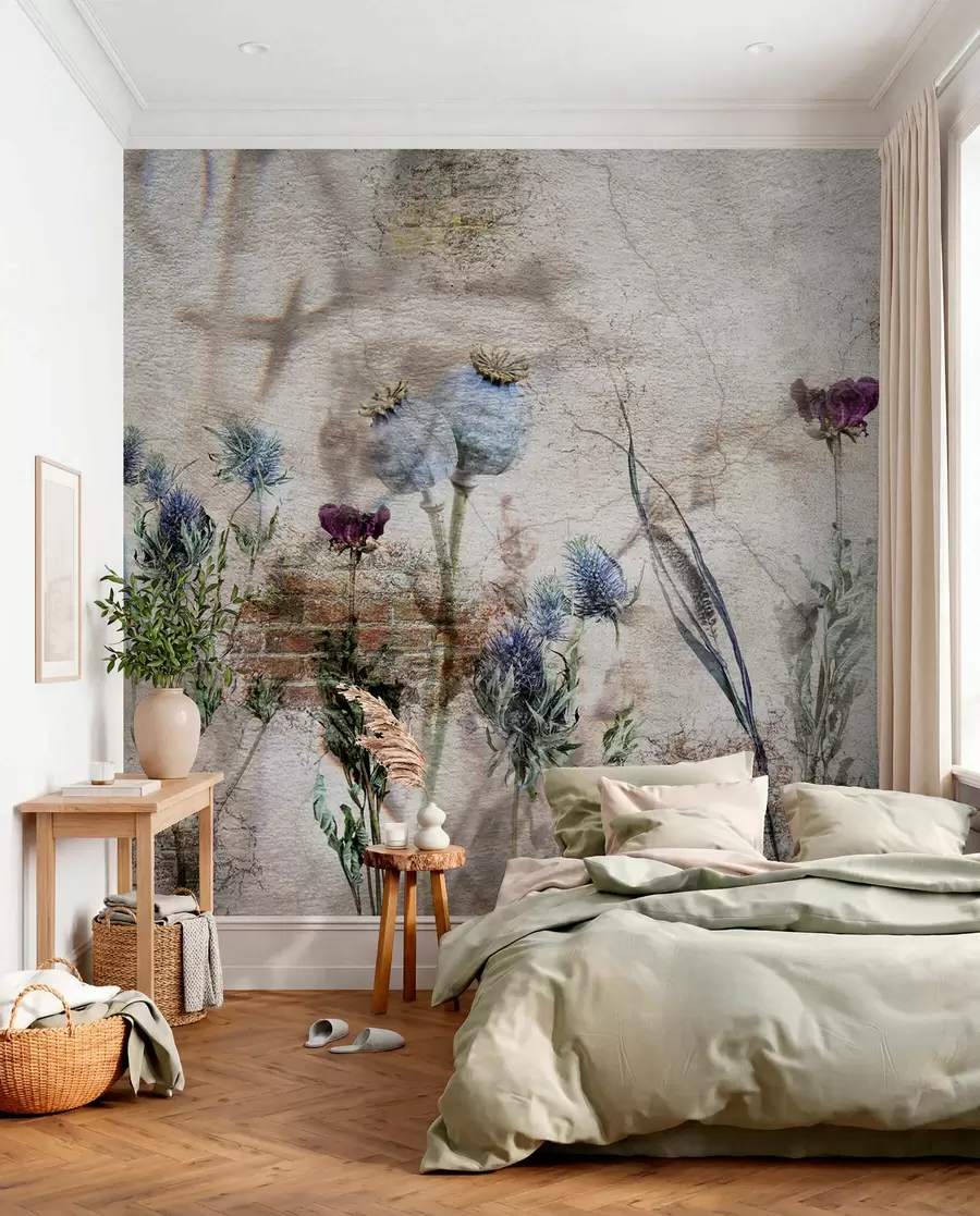 Papier peint Fleurs et herbes u72771