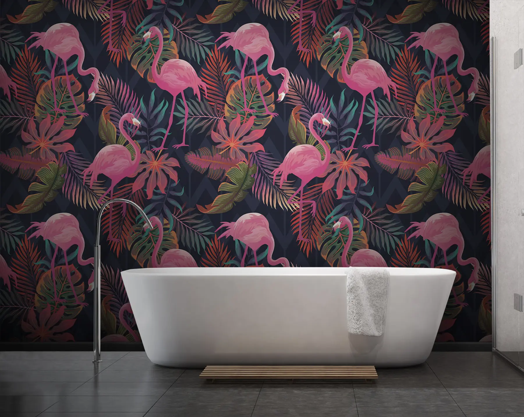 Papier peint Explosion rose u73089