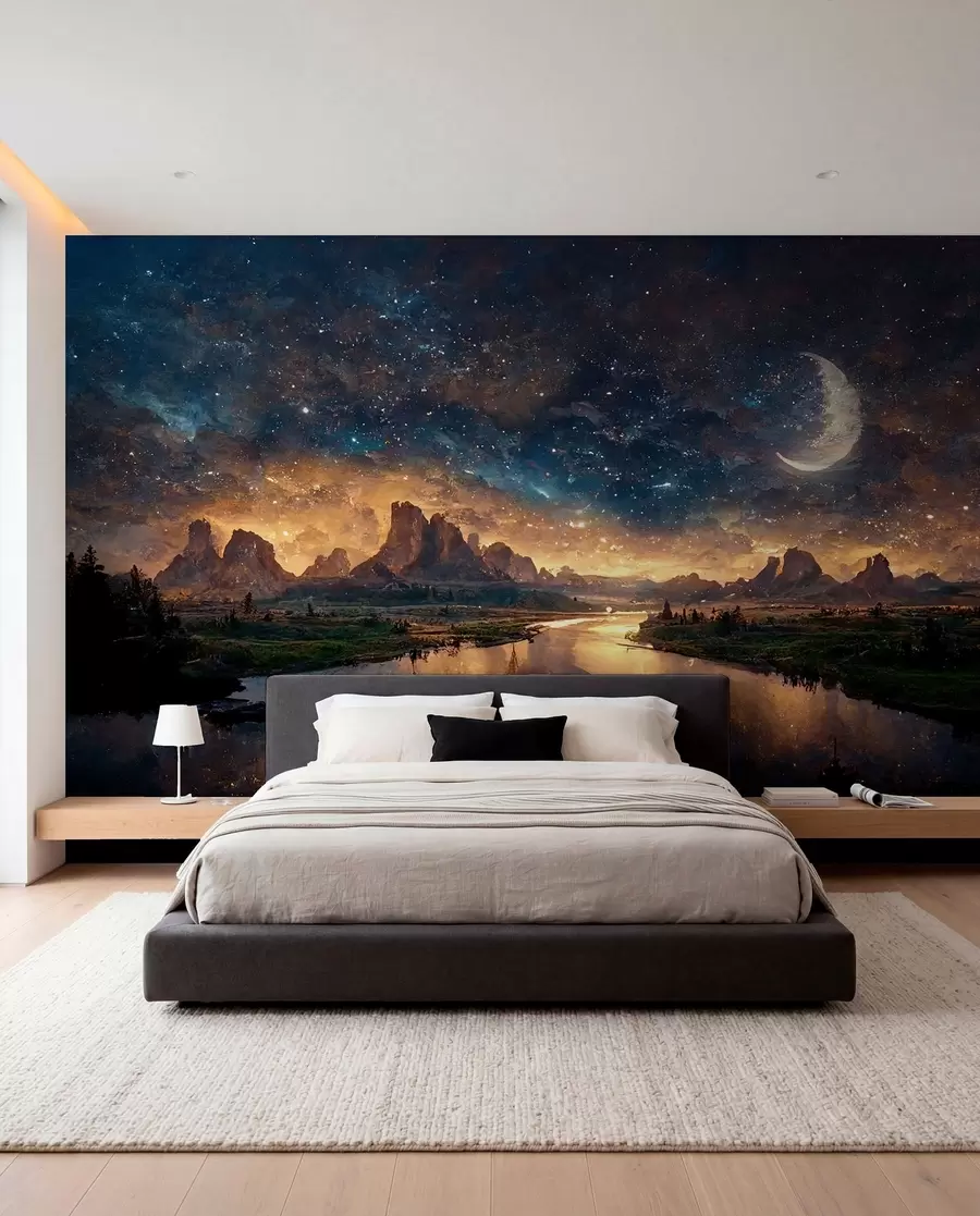 Papier peint Nuit magique dans un autre monde u79812