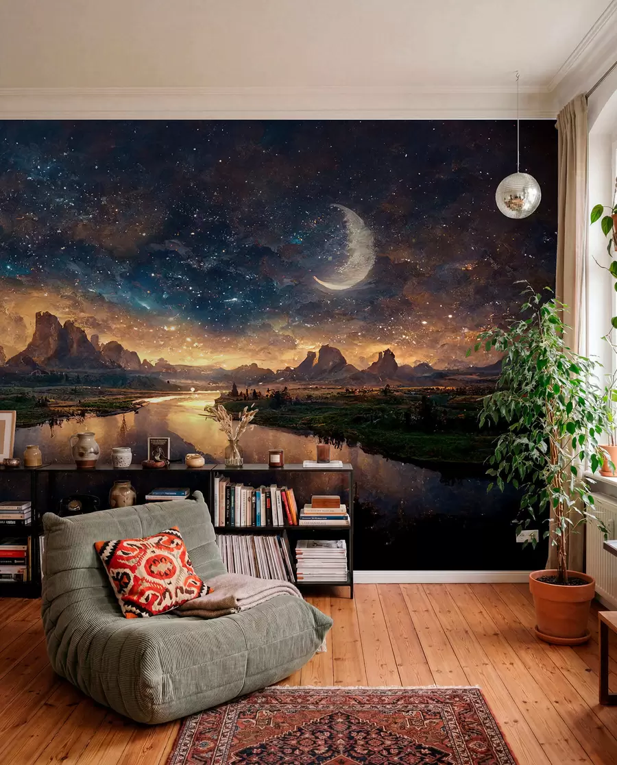 Papier peint Nuit magique dans un autre monde u79812