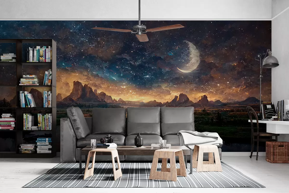 Papier peint Nuit magique dans un autre monde u79812