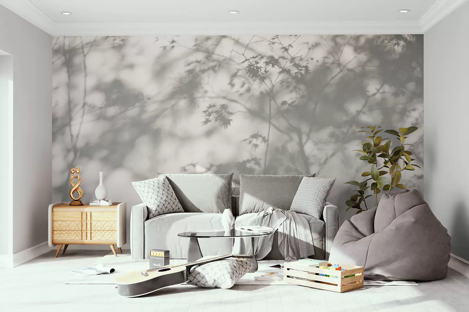 Papier peint Ombre sur le mur u79829