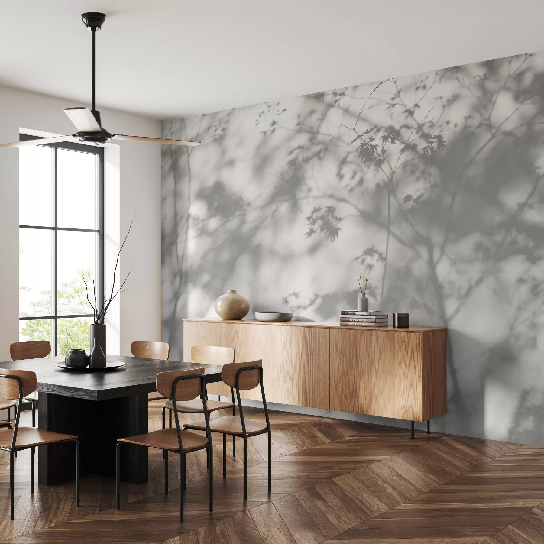 Papier peint Ombre sur le mur u79829