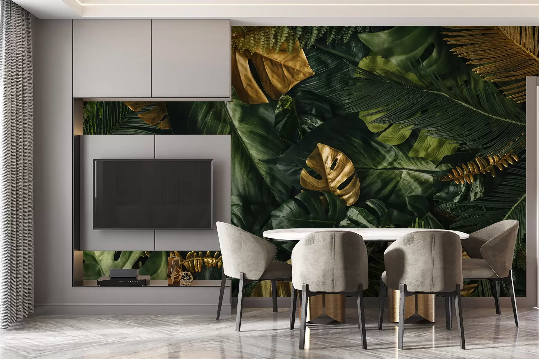Papier peint Botanique, plante et feuille u22273