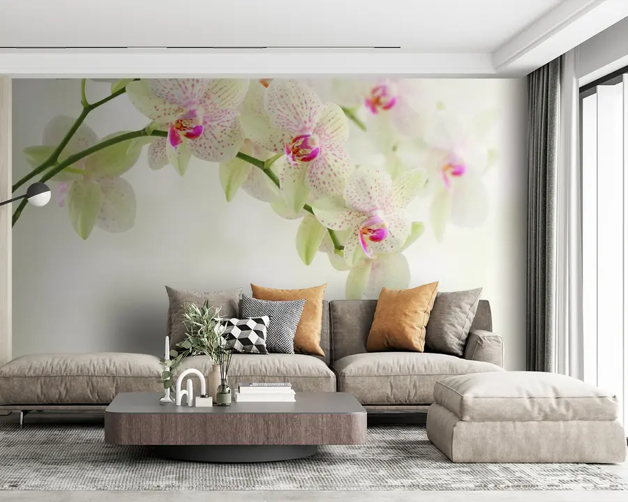 Papier peint Fleur, plante et eau u56335
