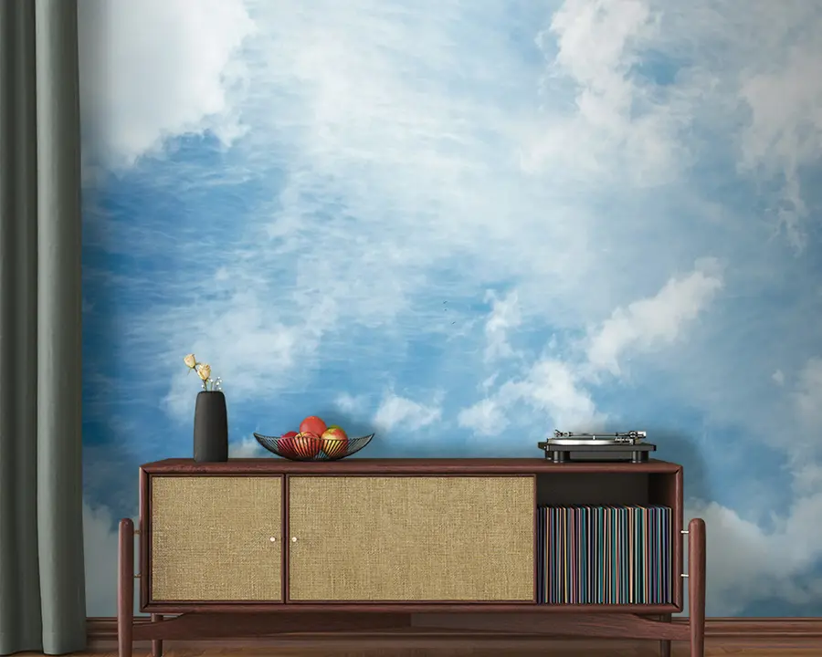 Papier peint Nuages, ciel bleu u21064