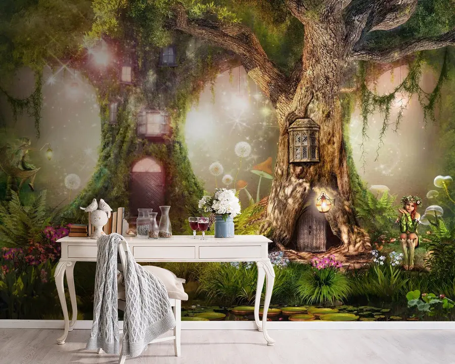 Papier peint Plante, lumière et paysage naturel u84360