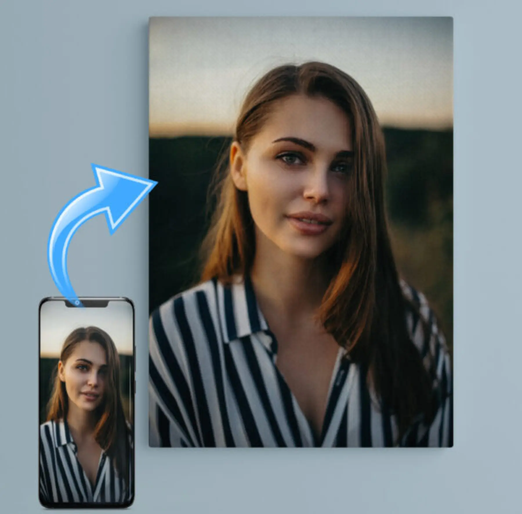 Tableau Sourcil, sourire et humain s15723