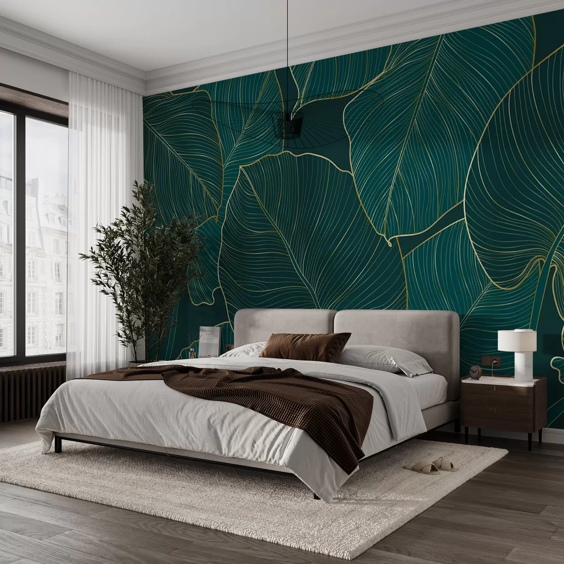 Papier peint Philodendron u73653