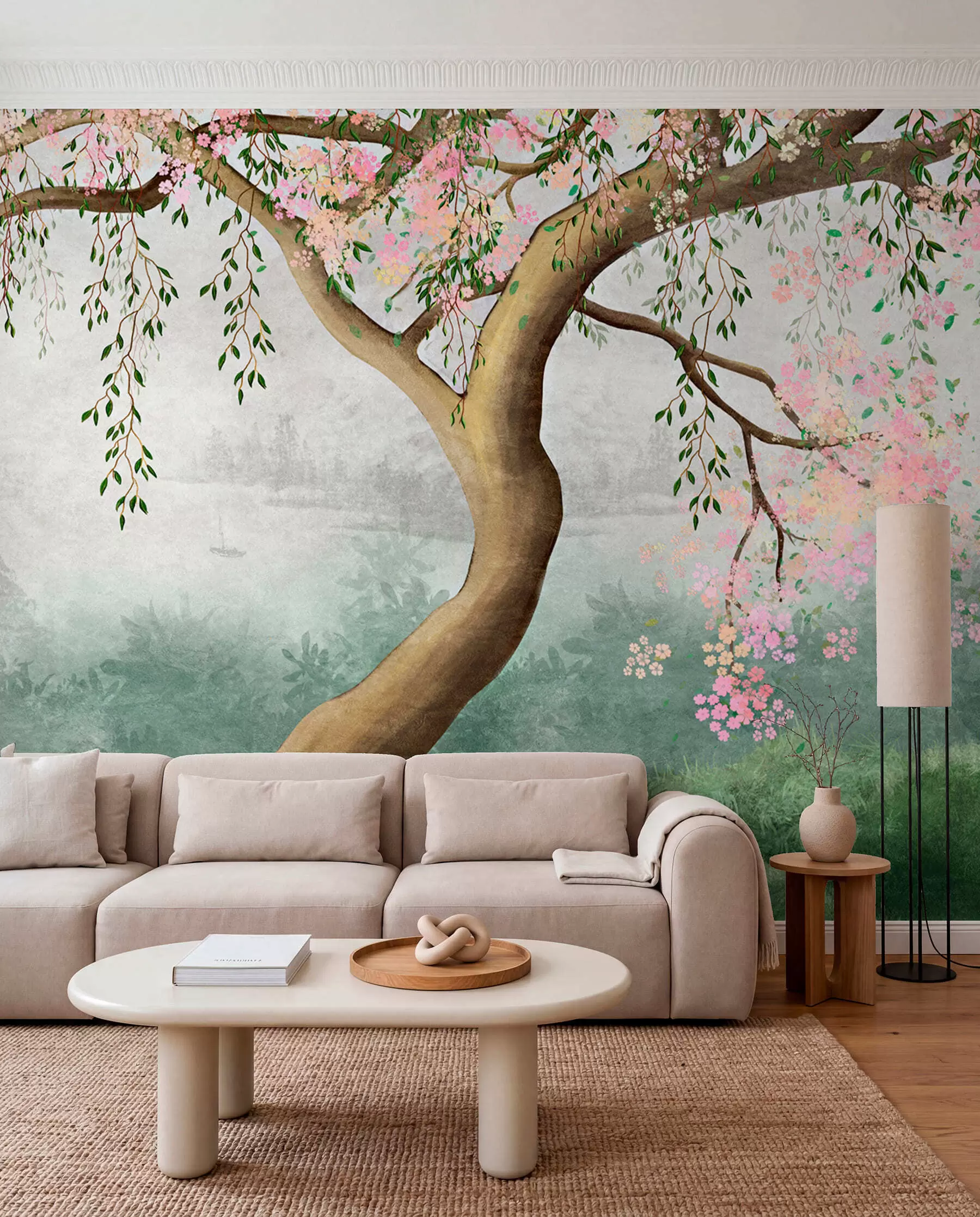 Papier peint Arbre en fleurs u93587