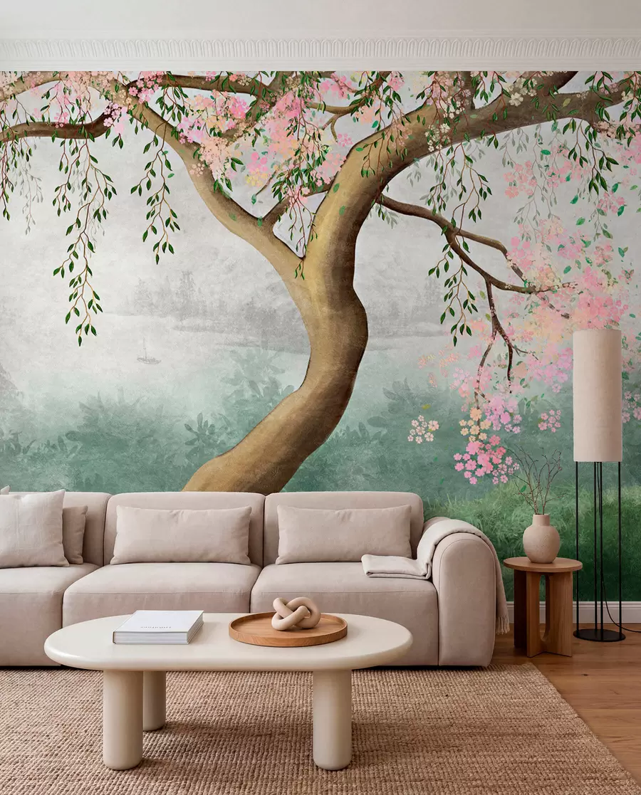 Papier peint Arbre en fleurs u93587